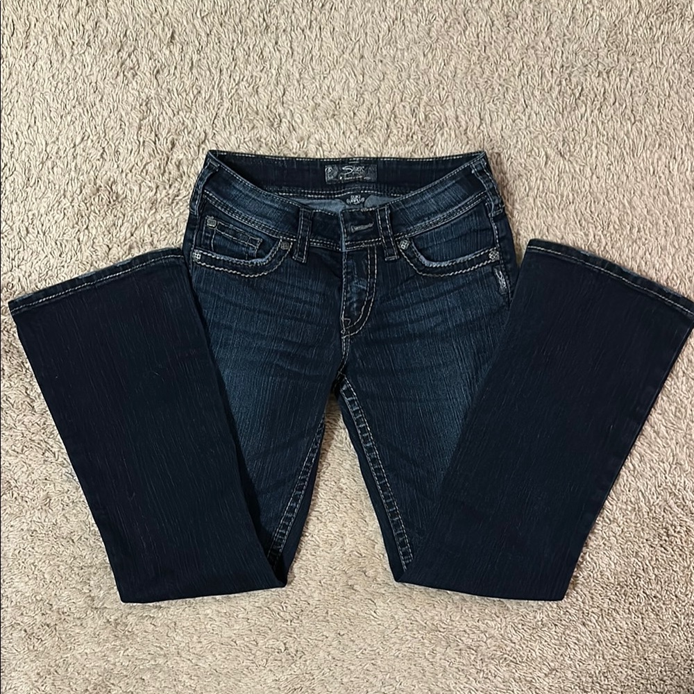 Women's Dark Blue Jeans